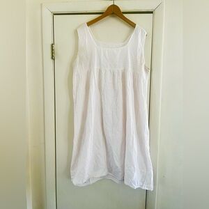 SOLd 💔Edwardian Victorian Cotton Prairie Peasant Pale Pink Nightgown M/L